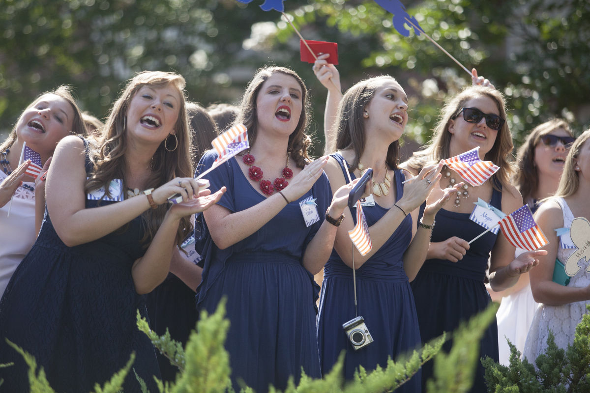 Auburn University bid day 2014
